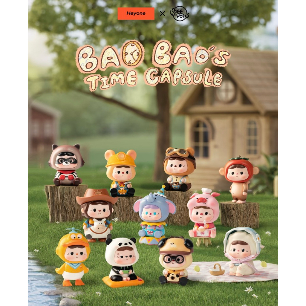[พร้อมส่งระบุตัว] BAO BAO’S TIME CAPSULE SERIES น้องเป่าเปาสุดคิ้วท์🐹🐻🐶