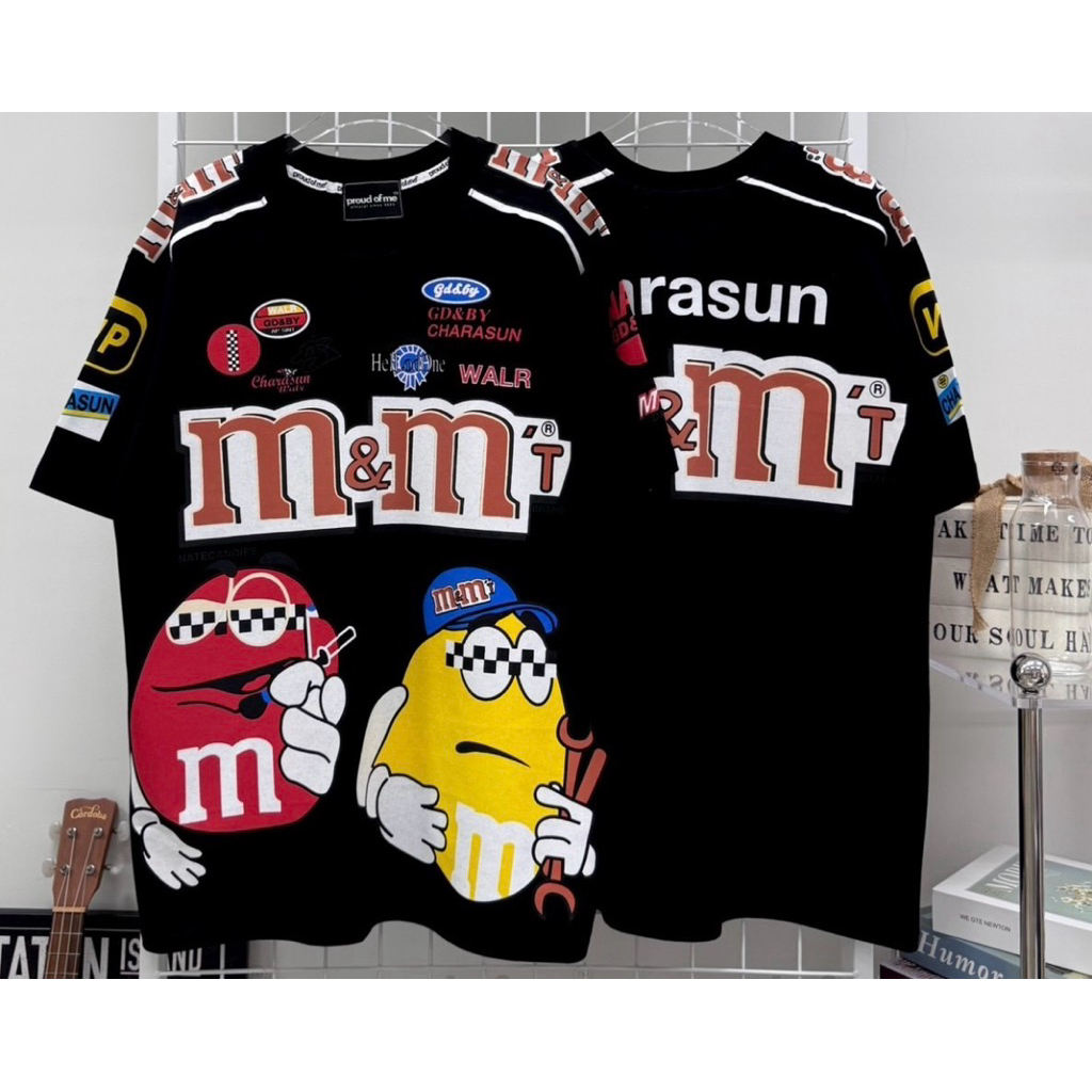 B338 เสื้อยืดผ้าคอตตอนเนื้อดี เท่ห์ๆ ชายหญิง