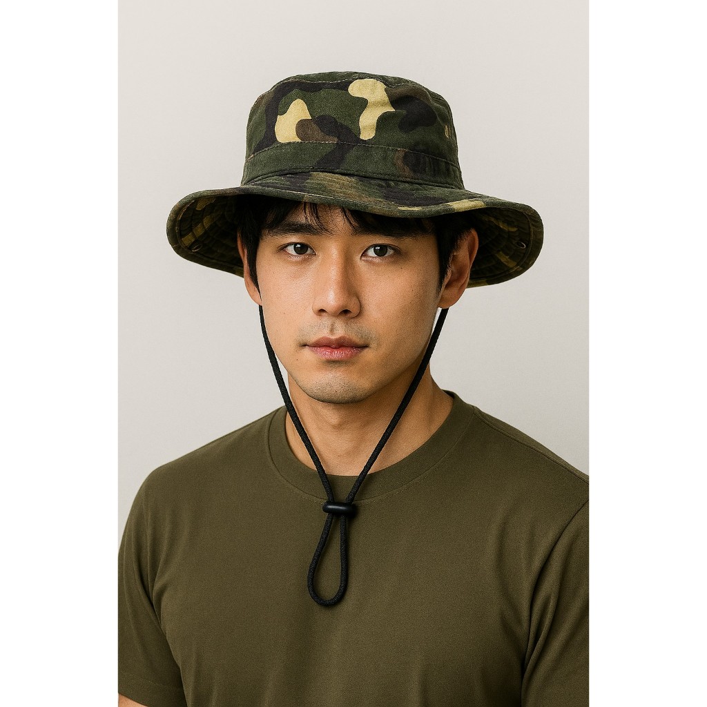 🇹🇭สินค้าอยู่ไทย🇹🇭🔥 ac24.5 หมวกลายทหารเท่ห์ๆแบบผ้าบาง  หมวกแฟนซีทหารลายพราง  หมวกเดินป่า