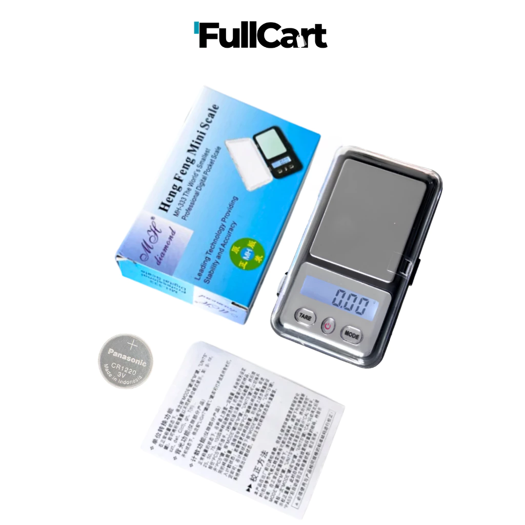 เครื่องชั่งขนาดเล็ก เครื่องชั่งดิจิตอล200G 0.01G  HM-333 เครื่องชั่งน้ำหนัก เครื่องชั่งอิเล็กทรอนิกส์แบบพกพา By FullCart thumbnail 5