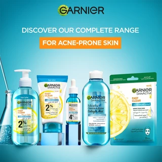 GARNIER - Skin Naturals Micellar Cleansing Water Salicylic BHA (125 ml.) คลีนซิ่ง
