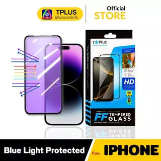 [🇹🇭T-Plus] ฟิล์มกระจก iphone กันแสงสีฟ้าถนอมสายตา 18 18Pro 18Promax 17 16 15 14 13 12 11 Pro Max