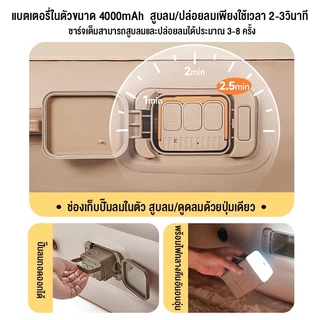 【รับประกัน50ปี】ที่นอนเป่าลม เตียงพองอัตโนมัติ เตียงเป่าลม ที่นอนเป่าลมอัตโนมัติ ที่นอนแคมป์ปิ้ง พร้อมปั๊มลมไฟฟ้า