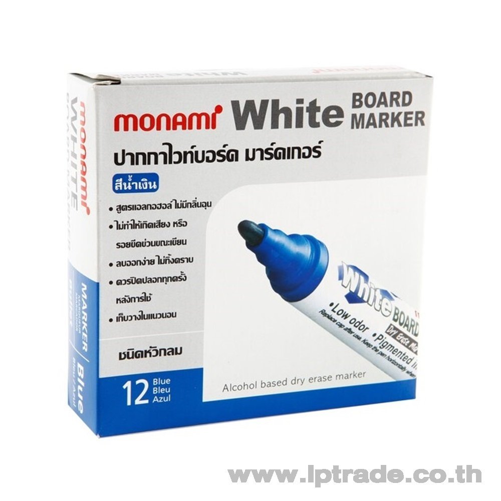 ปากกาไวท์บอร์ด monami จัมโบ้ หัวกลม