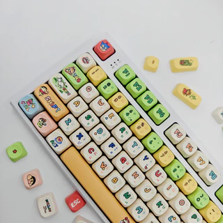 พร้อมส่งจากไทย⚡Crayon Shin-chan คีย์แคปไทย keycapไทย Kuromi ใช้สำหรับ mechanical keyboardส่วนใหญ่