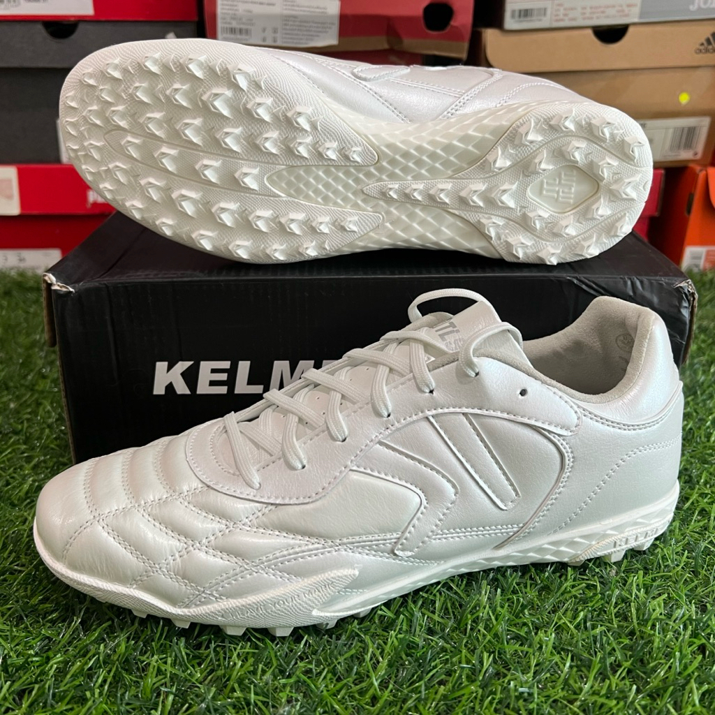 ร้อยปุ่ม รองเท้าฟุตบอล (เคลเม่) Kelme X TLSS MG ตัวท๊อป หนังจิงโจ้