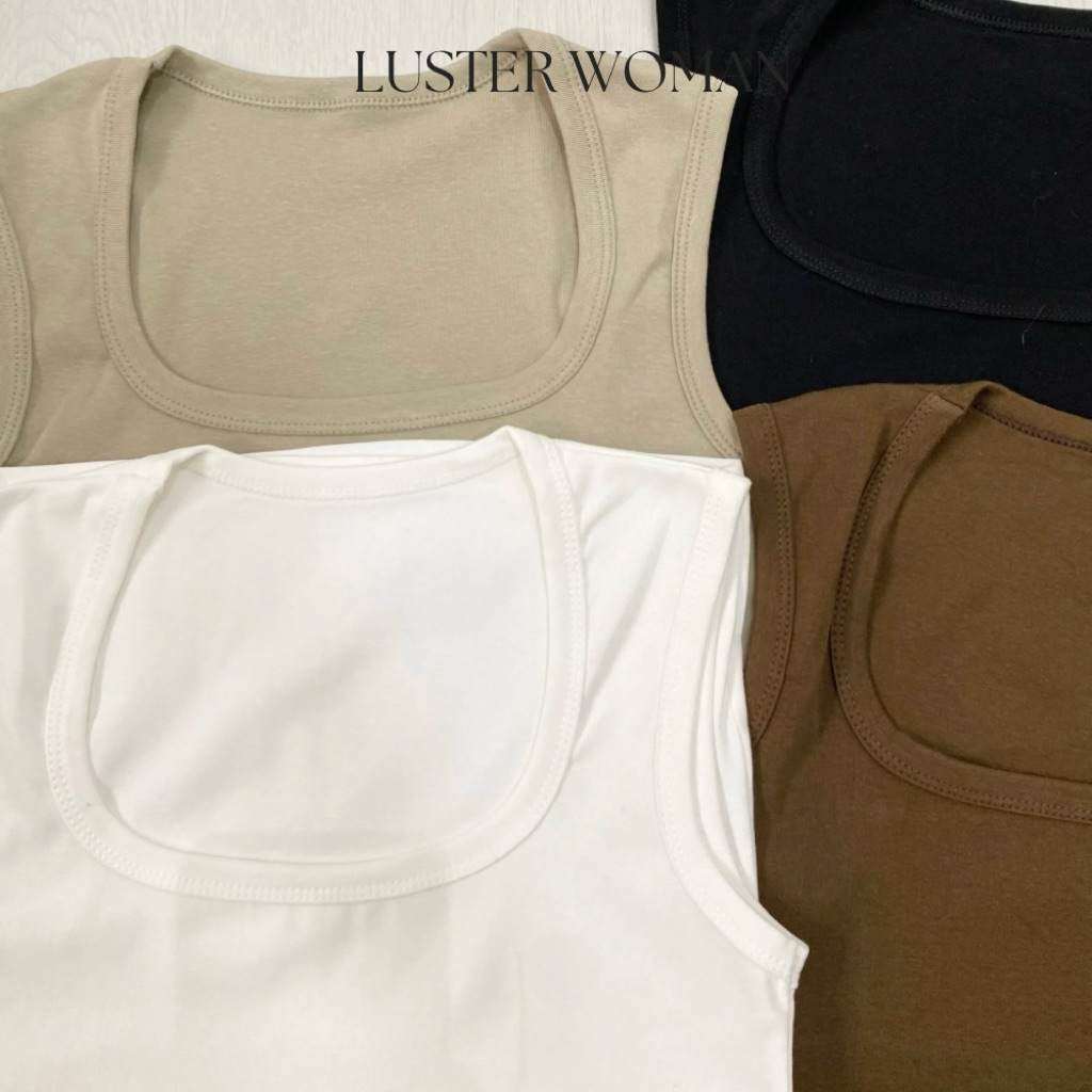 PAYDAY มาใหม่❤️‍ Rosy top[S-XL] เสื้อกล้าม คอยูเหลี่ยม เก็บปีกรักแร้ ทรงสวย ผ้าคอตตอนยูนิ ราคา ถูกที่สุด ดีลบีเคเค แกลเลอรีภาพที่ 6