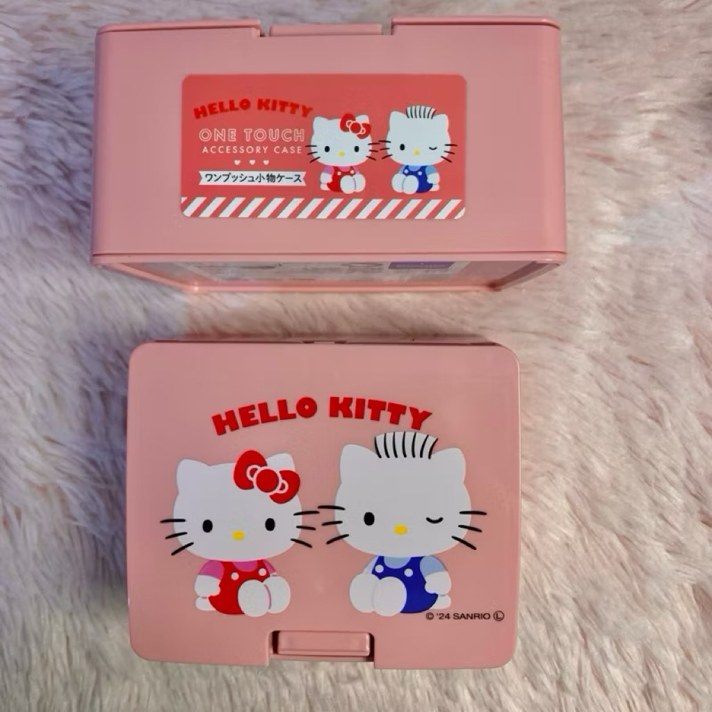 [NEW ] พร้อมส่ง กล่องใส่ของ,เครื่องสำอาง ลายซานริโอ้ Sanrio case box สินค้าลิขสิทธิ์เเท้จากญี่ปุ่น