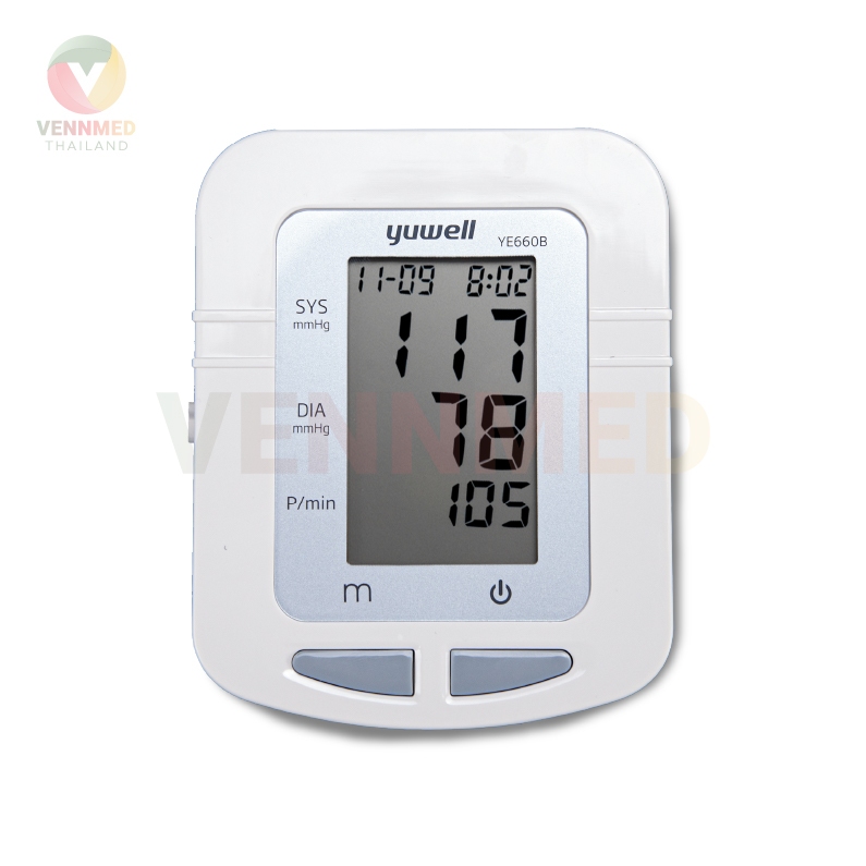 เครื่องวัดความดันโลหิต Yuwell รุ่น YE660B