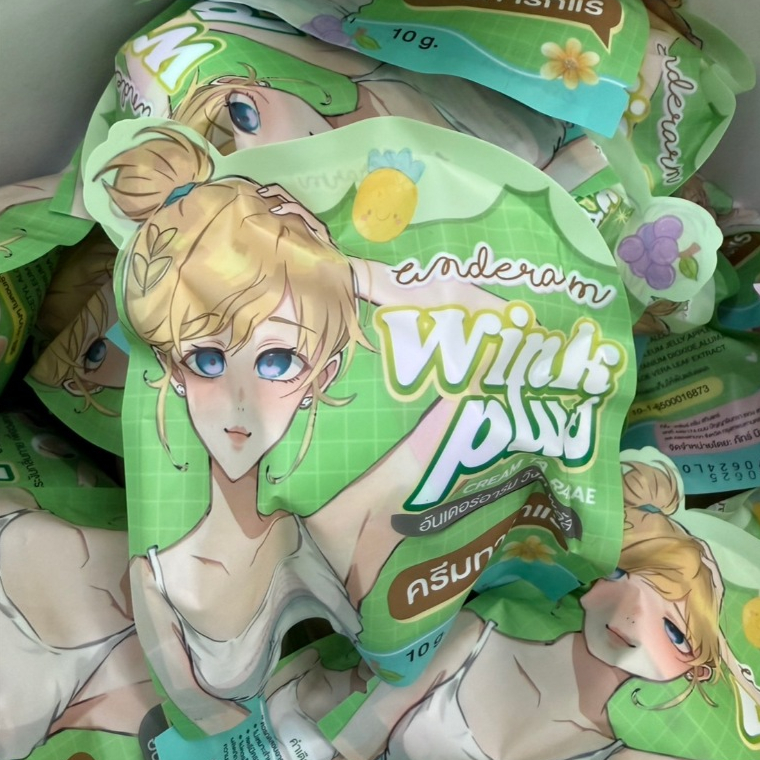 เเพคเกจใหม่ล่าสุด วิ้งค์พลัส Wink Plus  ครีมทารักแร้ขนาด 10 g. - รูปที่ 2