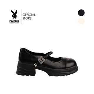 Playboy  Mary Jane รองเท้าทรงแมรี่เจน รหัส ST-H252C1212  ดีไ…