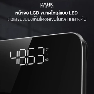 เครื่องชั่งน้ำหนักดิจิตอล ตาชั่งน้ำหนัก แสดงผลหน้าจอ แม่นยำ แถมถ่านฟรี LCD Weighing scale DAHK Lifestyle