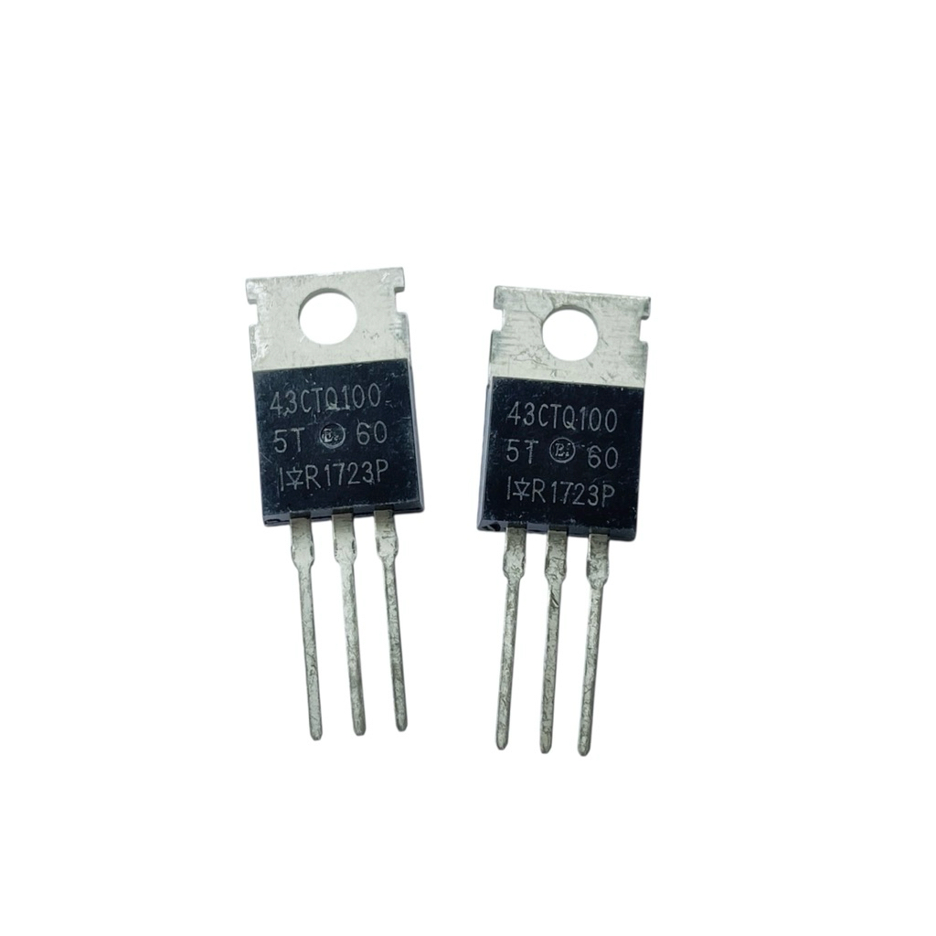 Diode 43CTG100 (ราคาต่อ 1ชิ้น)➡️⬅️ Schottky Diode 40A 100V TO-220 3ขา มีสินค้าพร้อมส่งในไทย