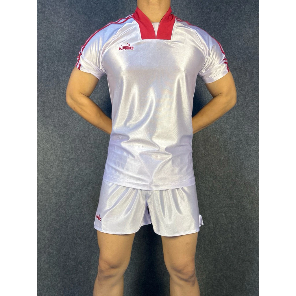 เสื้อกีฬา_jAreo_สีขาว_คอวี_แขน3แถบ thumbnail 3