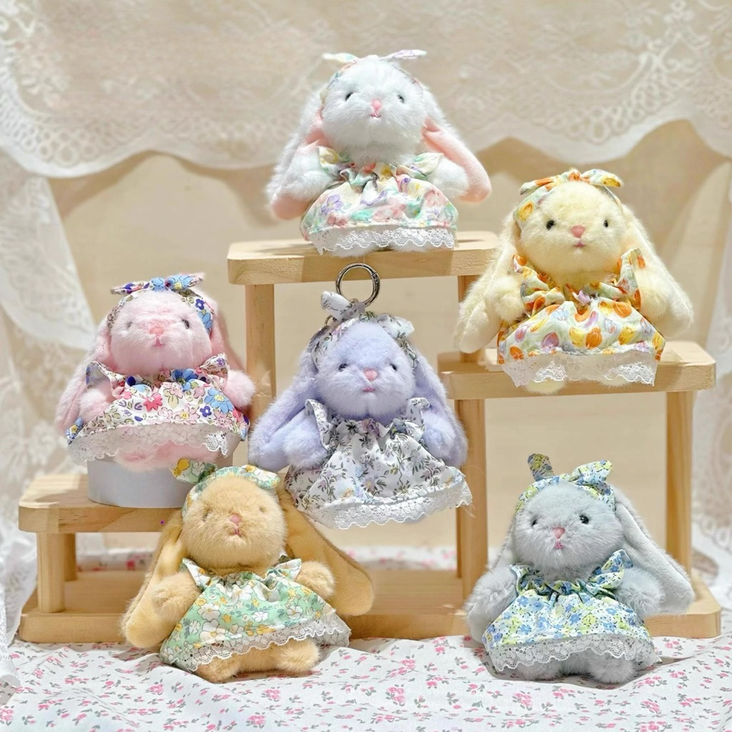 [พร้อมส่ง] พวงกุญแจตุ๊กตา Wendy Rabbit กระต่ายน้อยไซส์เล็ก นุ่มนิ่มน่ารักสุดๆ 🐰✨