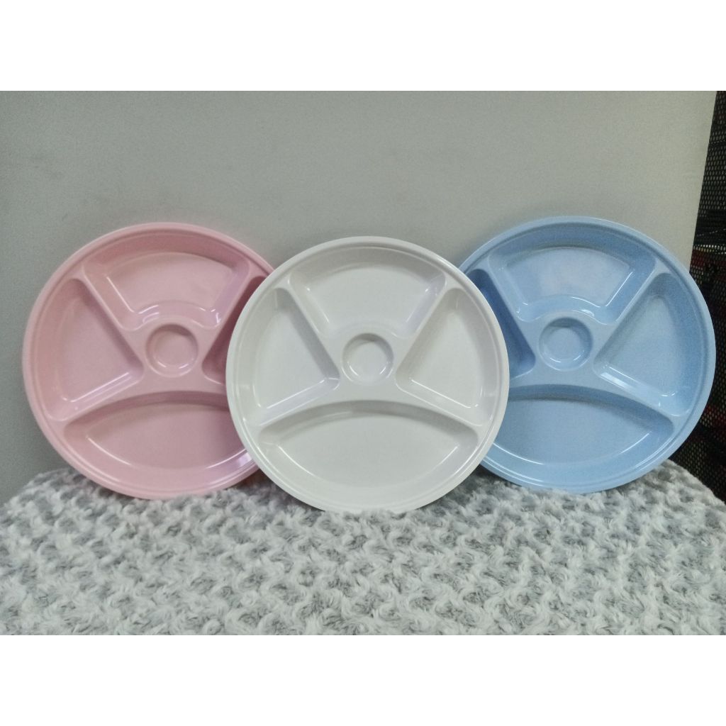 ถาดหลุม5ช่อง11นิ้ว เมลามีนแท้ ตรา FLOWERWARE