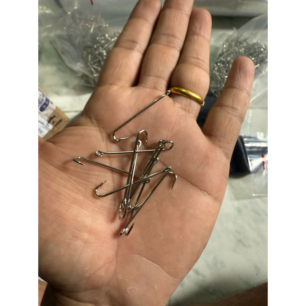 ตะขอตกปลาไหล เบ็ดหย่อนเอี่ยน เบ็ดเอี่ยน ปลากระทิง(จำนวน10ชิ้น) - รูปที่ 5