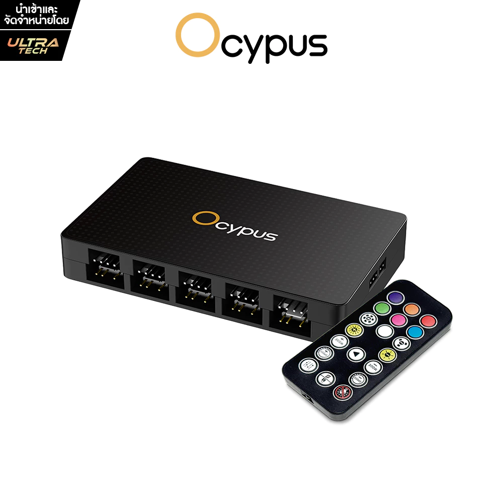 [ULTRATECH] OCYPUS DELTA EH10 BLACK (กล่องพ่วง PWM และ ARGB / PWM and ARGB hub)