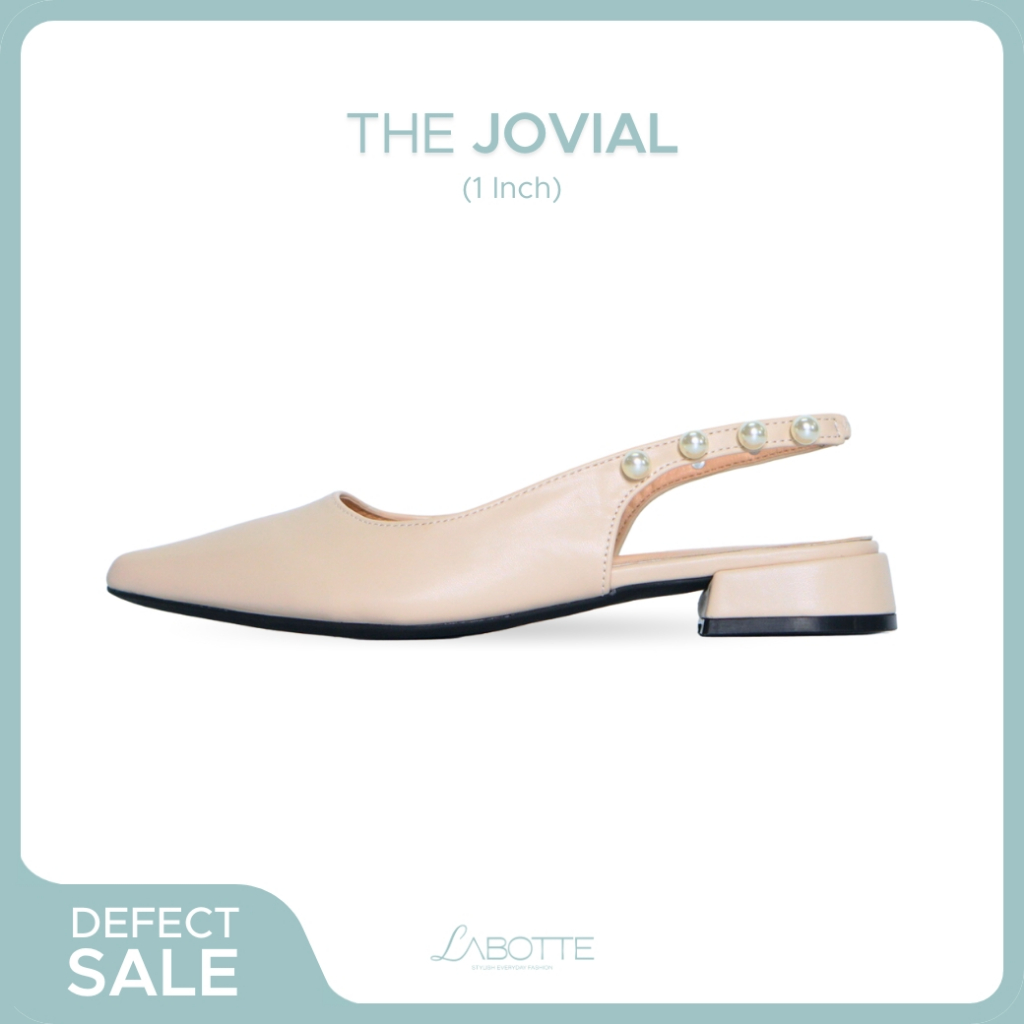 The Jovial (1 inch) (Defect) - Labotte.bkk รองเท้ารัดส้น รองเท้าหัวแหลม (3165-1A)