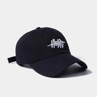 🧢 หมวกแก๊ปเกาหลี ยูนิเซ็กซ์ หมวกกีฬา ปัก HEART เก๋ๆ
