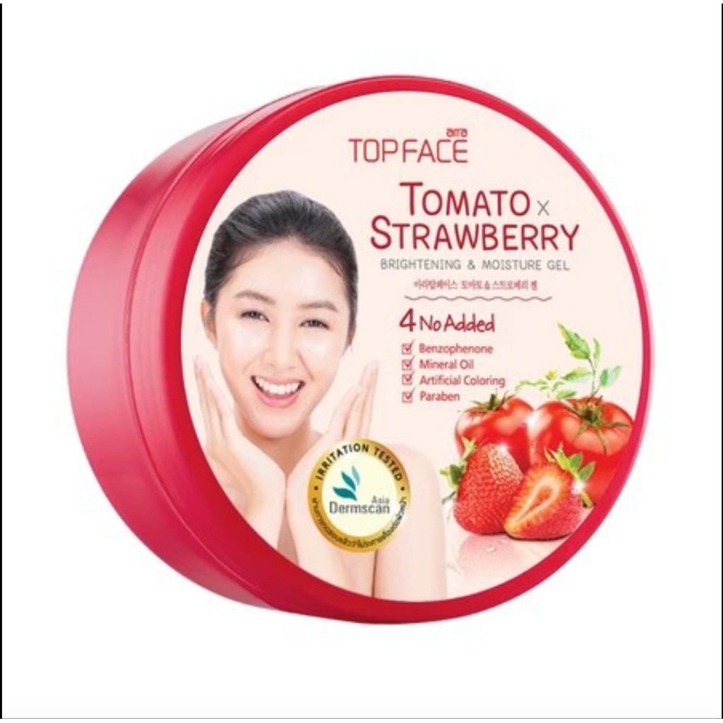 ARRA TOPFACE TOMATO STRAWBERRY เจลบำรุงผิว อาร่า ท็อปเฟซ 300g ของแท้100%