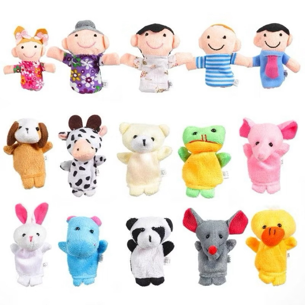 [พร้อมส่ง] ตุ๊กตานิ้วมือ 1 ตัว มี หลายแบบ ของเล่นเสริมทักษะสำหรับเด็ก