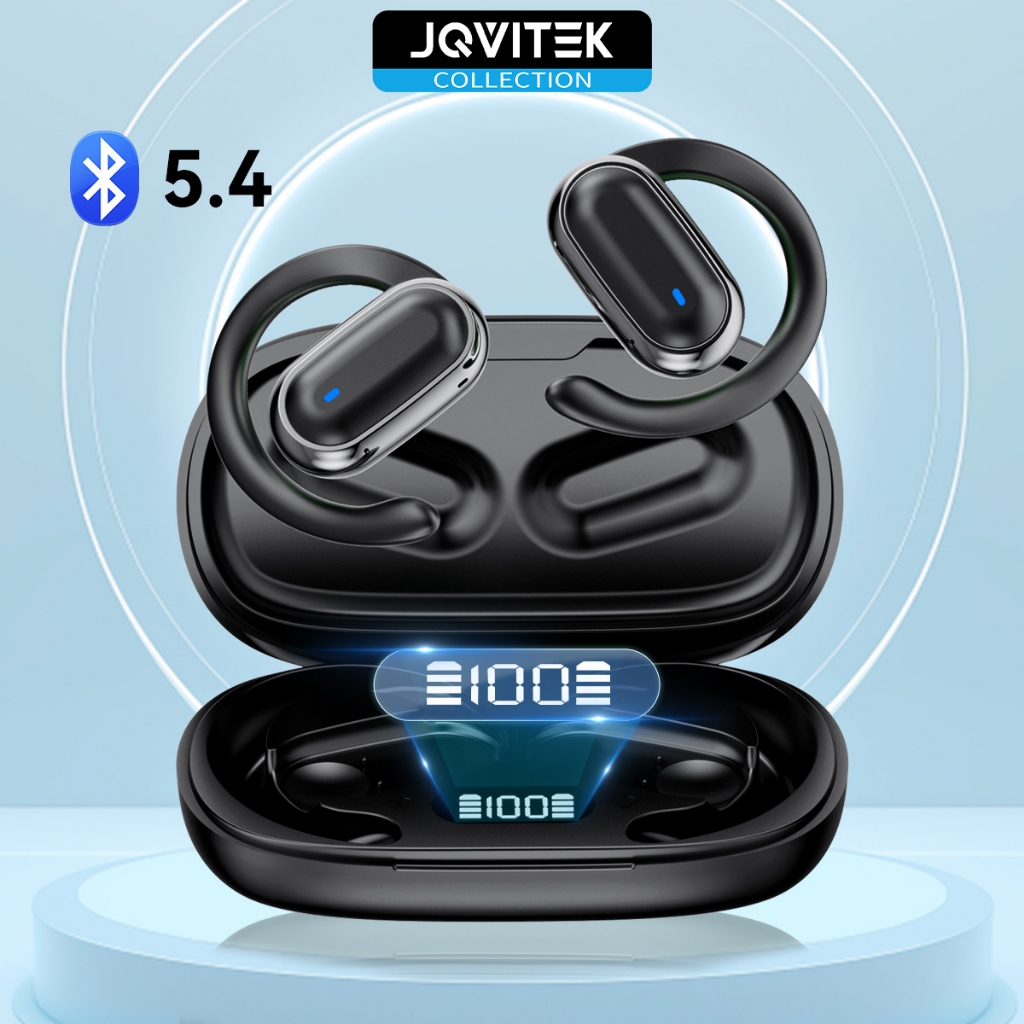 JQVITEK หูฟังบลูทูธ EP96C OWS หูฟังไร้สายแบบเปิด HiFi สเตอริโอ Bluetooth 5.4 หูฟังสำหรับเล่นกีฬา กันน้ำและกันเหงื่อ