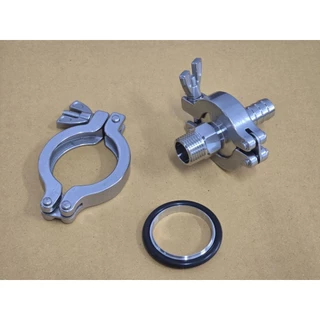 แคลมป์รัดสุญญากาศ KF แคลมป์สุญญากาศ SS304 พร้อมโอริง KF Vacuum Clamp with O-Ring