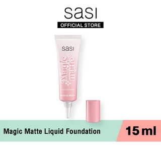 [ใหม่] sasi เมจิก แมท ลิควิด ฟาวน์เดชั่น Magic Matte Liquid Foundation 15 ml