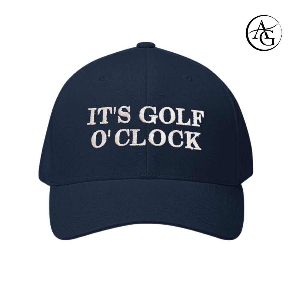 3PUTTROUND หมวก It's Golf O'Clock Cap สีน้ำเงิน