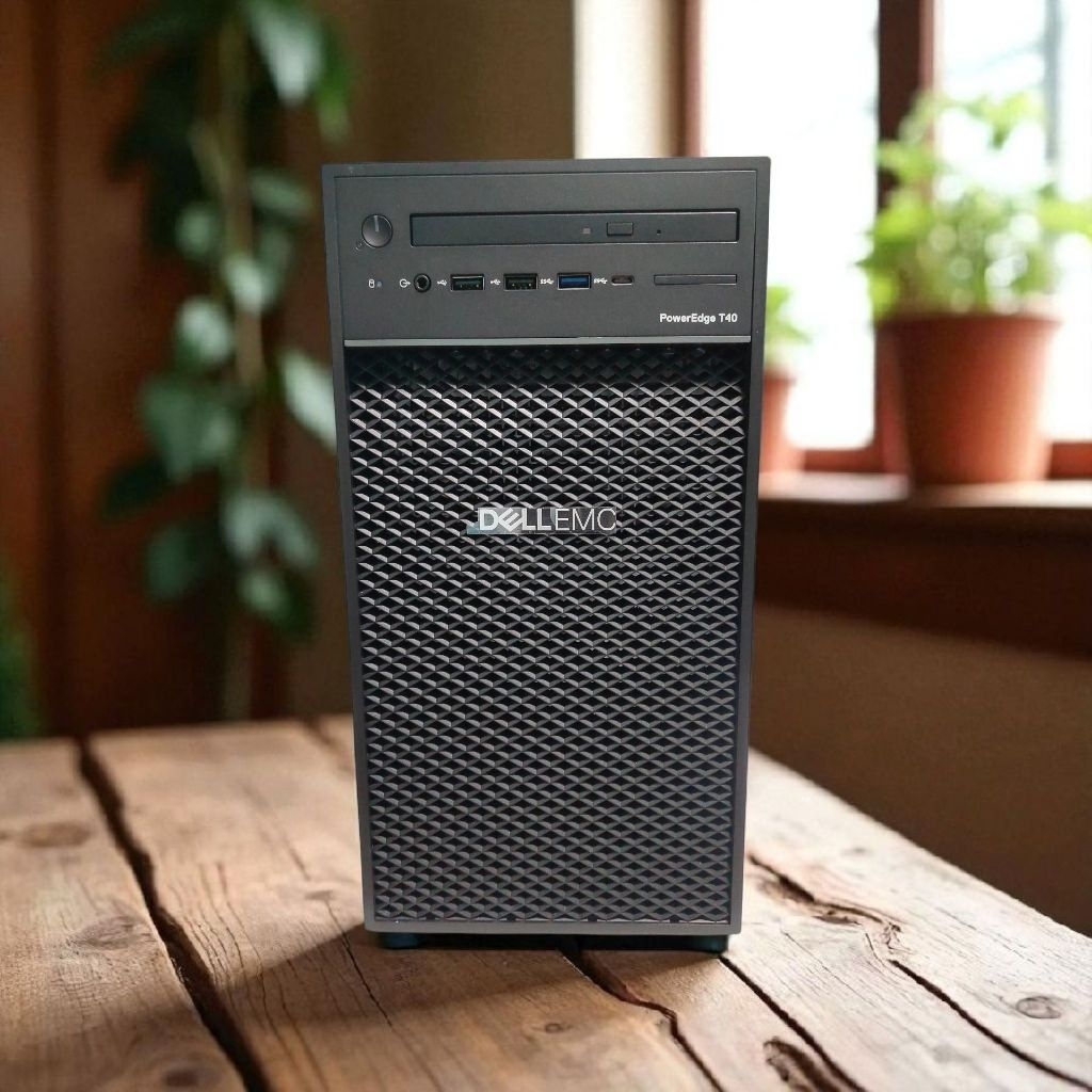 Server Dell Tower T40 E-2224G Ram 16GB HDD 1TB มือสอง พร้อมใช้งาน