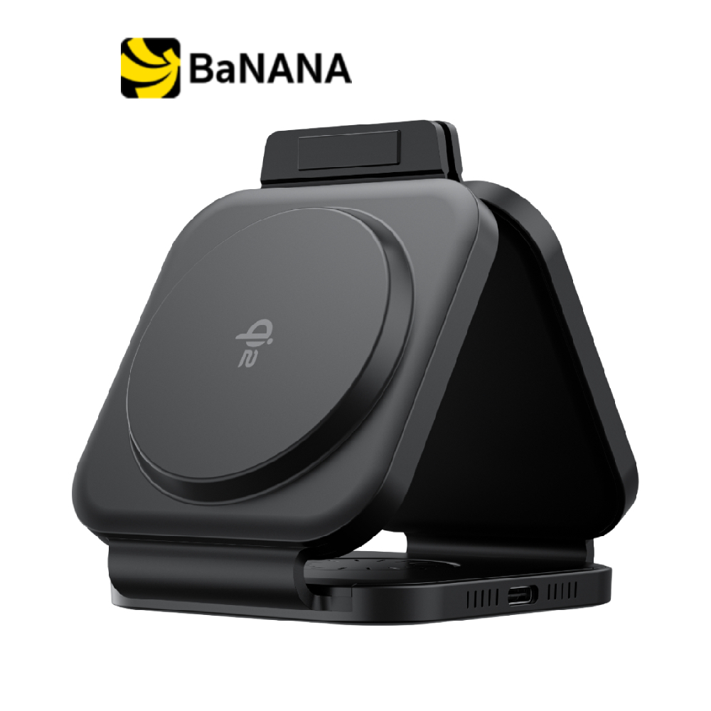 ที่ชาร์จไร้สาย AUKEY 2-in-1 Qi2.2 Wireless Charger Magnetic Stand 25W (LC-MC213) by Banana IT