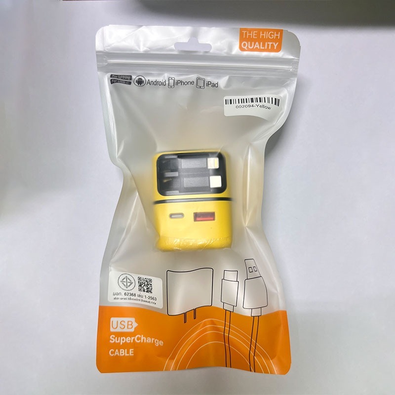 หัวชาร์จ ชาร์จไว PD 35W GaN Fast Charge 4 พอร์ต มาพร้อมสายชาร์จคู่เร็ว  70 ซม. รองรับ ทุกรุ่น - รูปที่ 7