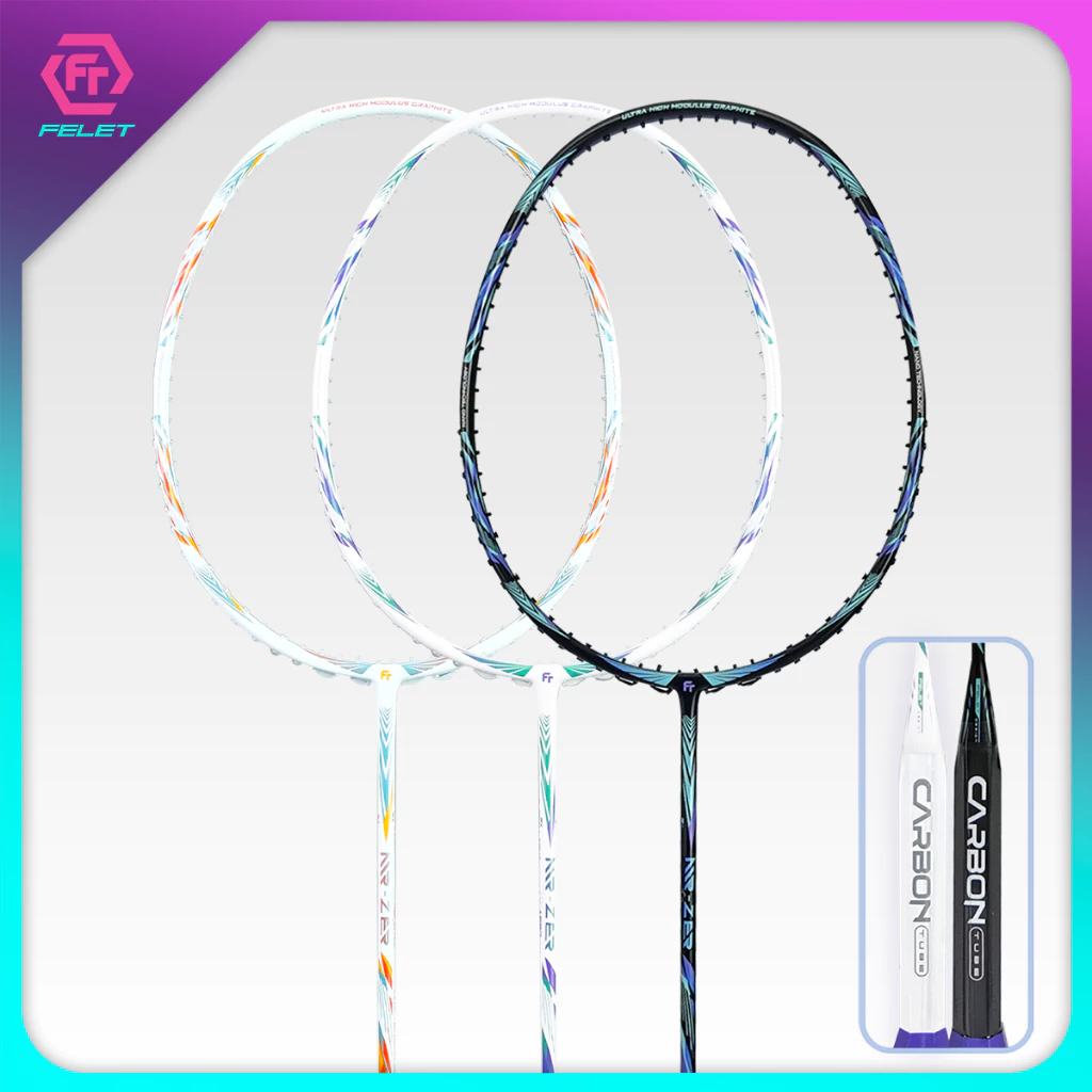 FELET ไม้แบดมินตัน รุ่น AIR ZER (7U) แถมเอ็น คละสี + ซองหนัง
