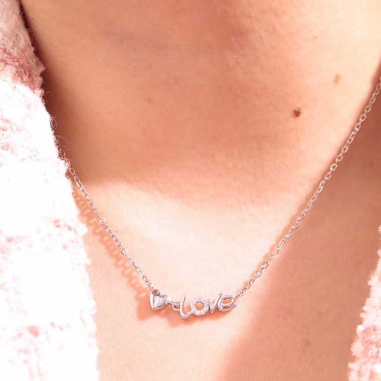 สร้อยคอ Love chain S925