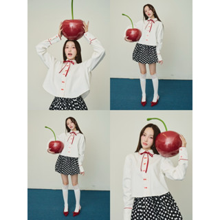 Pairry shirt (แพรี่) ยีนส์ขาว