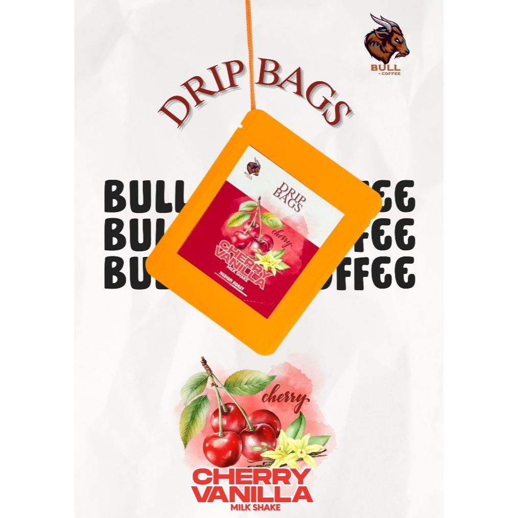 กาแฟคั่ว Drip Bags Colombia ''หมัก Cherry Vanilla Milk Shake''