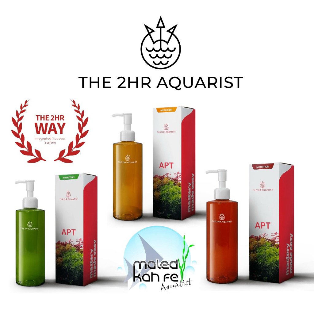 THE 2HR AQUARIST APT ( 1 / Zero ) + 3 / Complete )+( e / Est index ) liquid fertilizer 300 ml ปุ๋ยน้