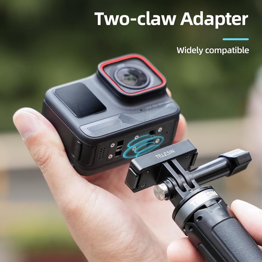 Telesin Insta360 X5 / X4 Air / X4 / Ace / Ace Pro / Ace Pro 2 Adapter Magnetic Base Mount - รูปที่ 4