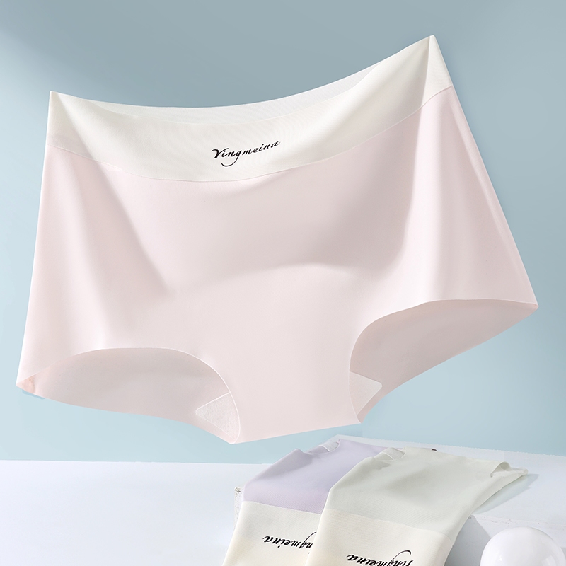 กางเกงในผู้หญิง รุ่น Petite Curve ผ้าไหมน้ำแข็ง ไร้รอยต่อ เอวสูง ระบายอากาศดี สำหรับสาวสะโพกใหญ่ – โปรปัง