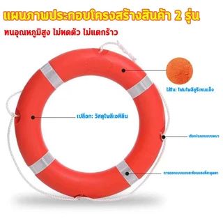 🎁COD🎁ห่วงชูชีพไฟเบอร์มาตรฐาน SOLAS Lifebuoy Ring LicenseCCS EC MEDห่วงชูชีพไฟเบอร์ ห่วงยางชูชีพมืออาชีพป้องกันปลอดภัย