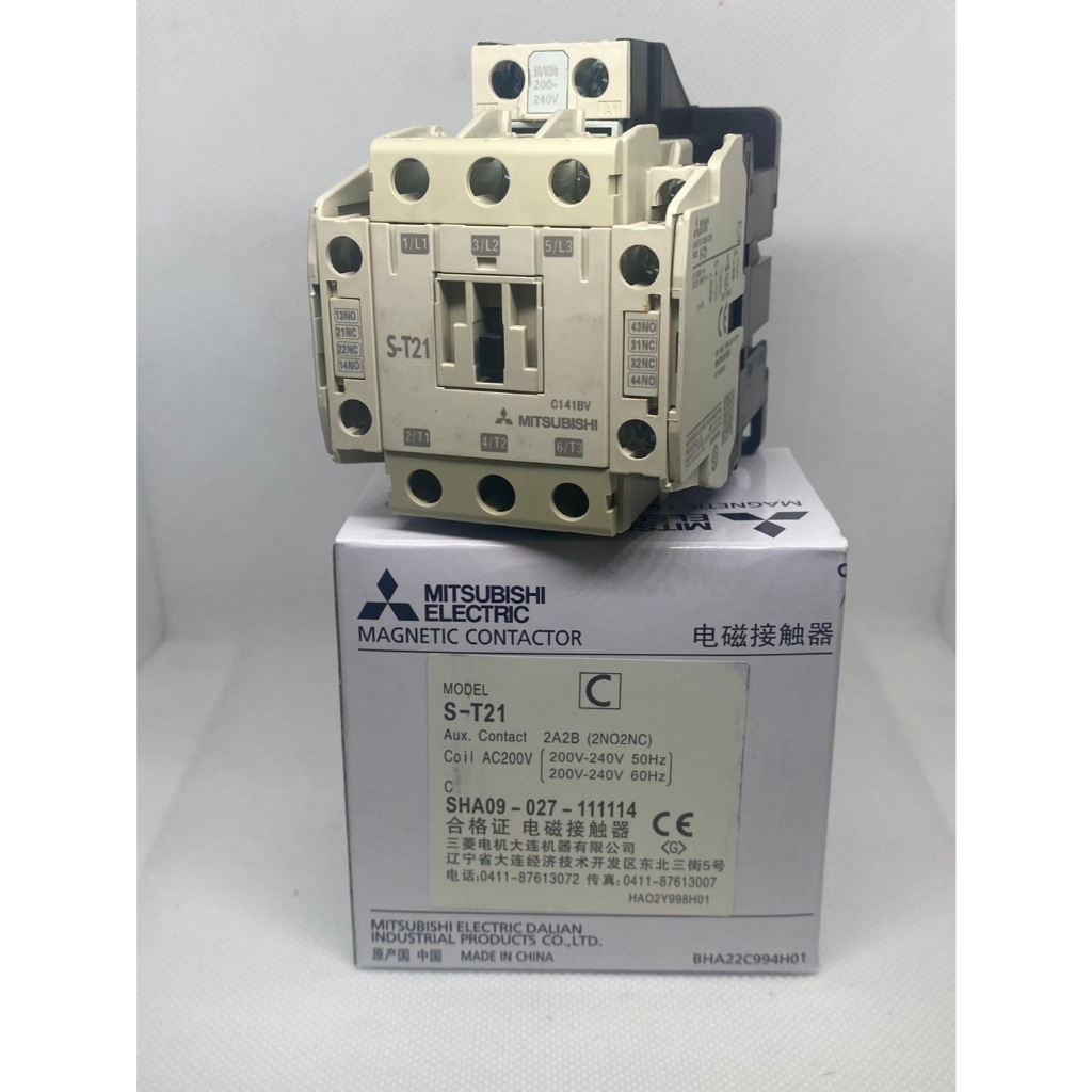 S-T21 / S-T20 / S-T10  Mitsubishi 220V แมกเนติก คอนแทกเตอร์ มิตซูบิชิ