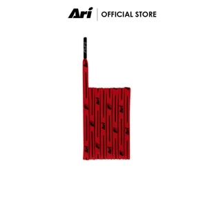 ARI COLORFUL SHOELACES - 3MM/115CM - RED (AHW1244-04) เชือกรองเท้า อาริ COLORFUL สีแดง