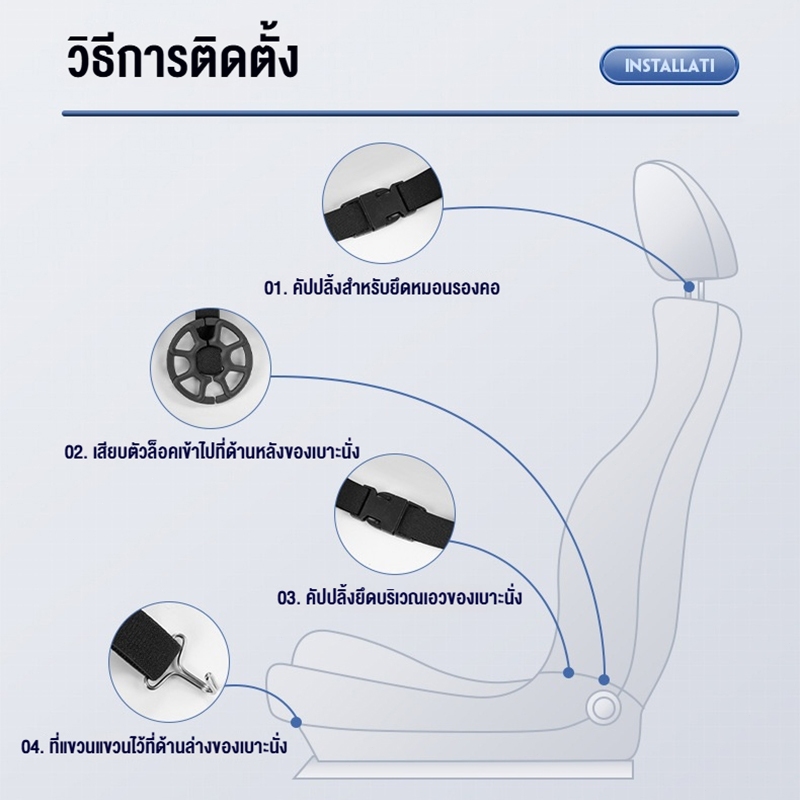 ระบายความร้อน 3 วินาที เบาะนั่งอเนกประสงค์ ระบายอากาศดี หมุนได้ 360 องศา พร้อมระบบระบายอากาศและนวด - รูปที่ 6