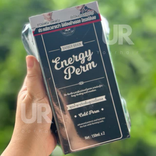 (พร้อมส่ง/ของแท้มีเลขจดแจ้ง)BARBER BRAIN ENERGY PERM & DOWN PERM POWDER ผลิตภัณฑ์ชุดน้ำยาดัดเย็นเนื้อเจล แถมผง down perm