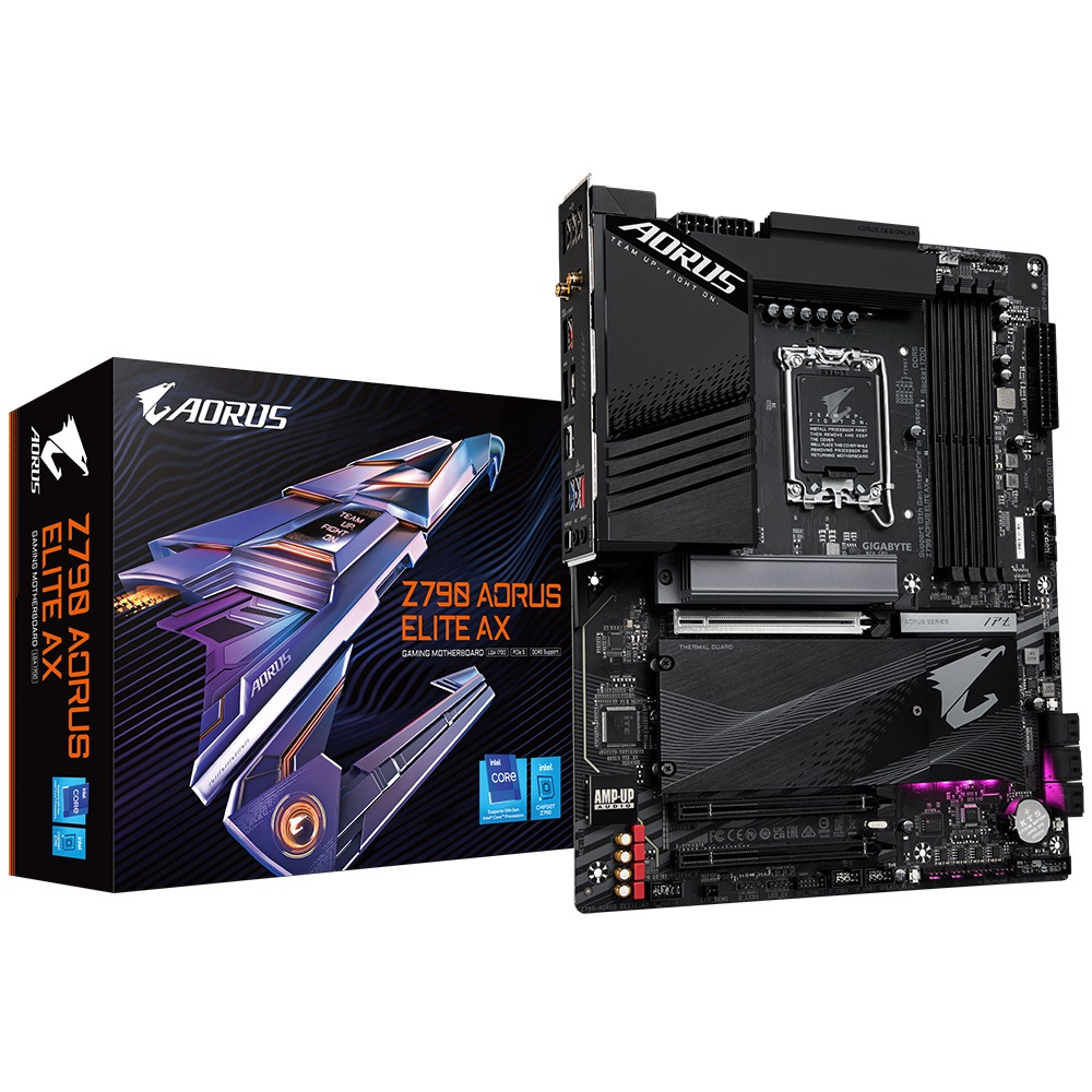 GIGABYTE Z790 AORUS ELITE AX Intel LGA1700 DDR5 Motherboard เมนบอร์ด