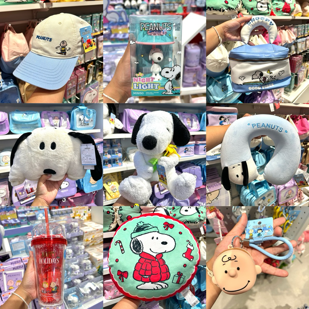 MINISO & SNOOPY รวมสินค้า ผ้าห่ม ตุ๊กตา ของใช้ น่ารักทั้งคู่ ขนนุ่ม ของจริงน่ารักมาก พร้อมส่งลิขสิทธิ์แท้