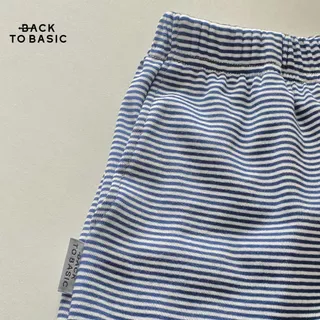 [striped pants] กางเกงขาสั้นผู้หญิง ลายริ้ว ใส่นอน ใส่อยู่บ้าน ทรงสวย น่ารักผ้านิ่ม ไม่บาง