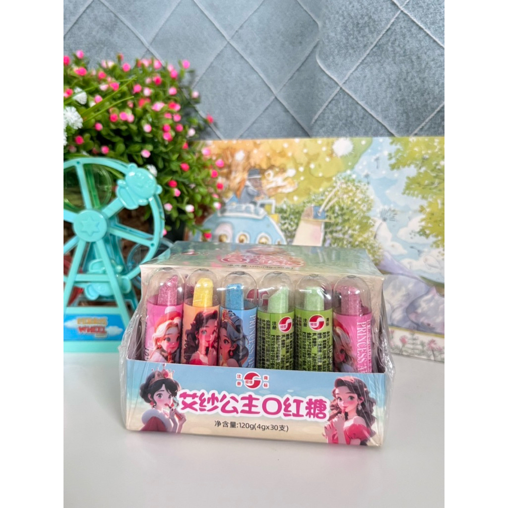 มาชเมลโลลิปสติกแท่งผลไม้30ชิ้น