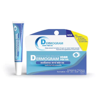 DERMOGRAM SCAR PLUS GEL ซิลิโคน เจลสำหรับผิวที่มีปัญหารอยแผลเป็น 10 กรัม ชื่อเดิมDermallta #12843